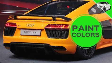 audi r8 paint colors.